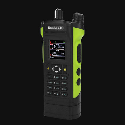 HAMGEEK APX-8000 Green 12W 128CH VHF UHF Walkie Talkie Dual Band Radio Dual PTT and Duplex