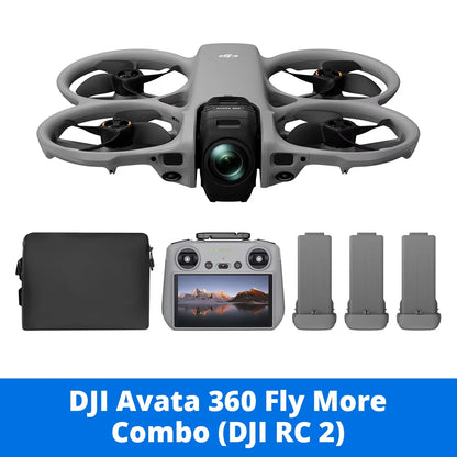 DJI Avata 360 Drones with a Camera & RC2 Remote Controller | Drone 4K Professional Imaging 1-Inch 8K HDR 360° Camera | 20km Transmission | Immersive Cinematic for Adults Content