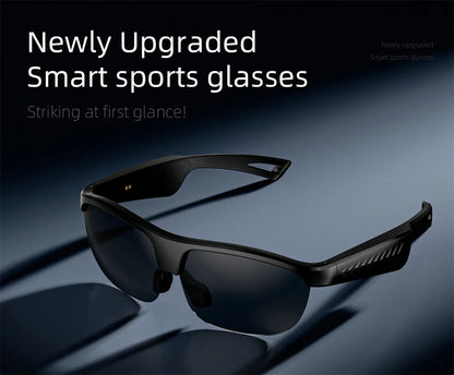 LOKMAT L01 Smart Bluetooth Glasses, Open-Ear Audio Sunglasses with Bluetooth 5.3, Touch Control, Wireless Music & Calls, GPS Navigation Support, Comfortable Fit for Sports, Outdoor Activities & Everyday Use