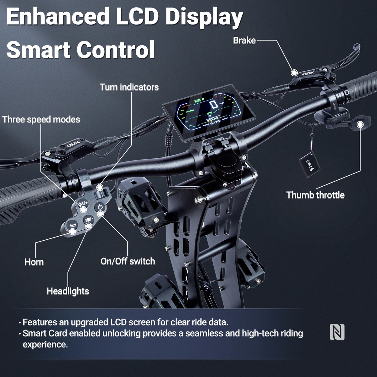 TOURSOR X14-60V Electric Scooter Dual Drive 60V 50AH 10,000W Motor 65 MPH Speed 70 Mile Range with 13" Off-Road Tires