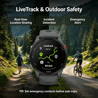 Garmin Forerunner 255 Smartwatch for Men Women, Multisport Fitness Tracker, Built-in GPS, Sleep & Stress Tracking, Swim Proof, Long Battery Life