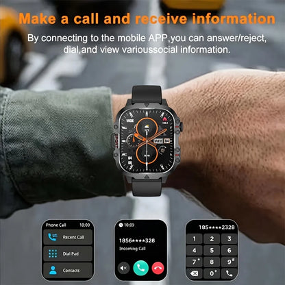 2026 Smart Watch, Supporting Wireless Calls, Multi-Sports Modes, Music, Reminders, Wallpapers, Weather, USB Charging, Multifunctional Wearable, Compatible with Iphone And Android, Unisex, Ideal Holiday Gift for Friends, Lover