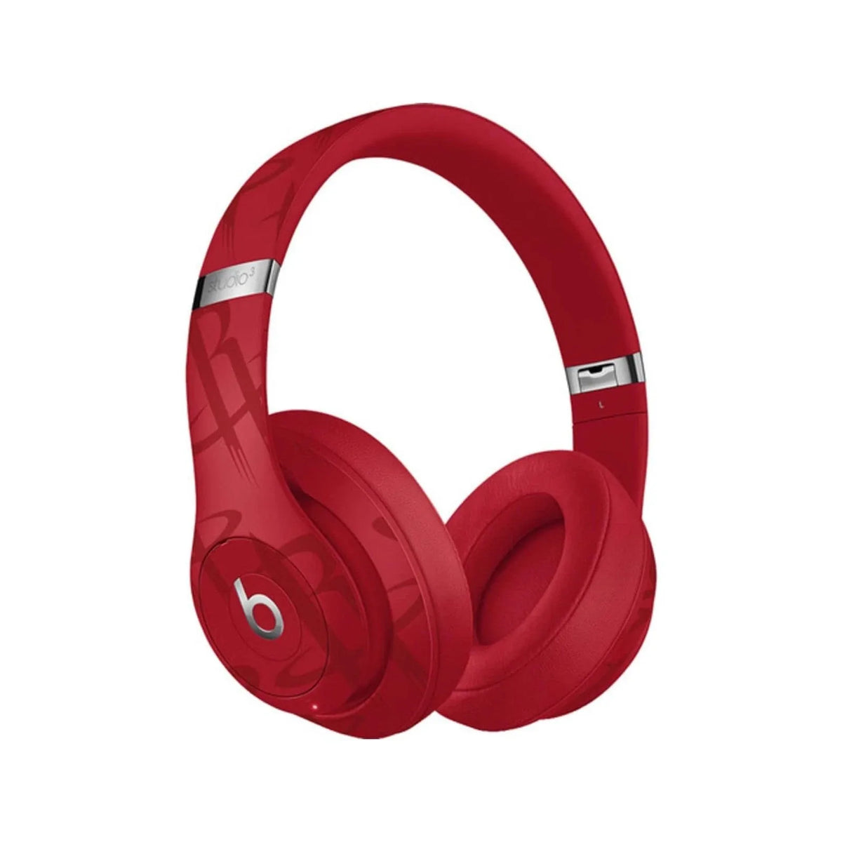 Beats Studio3 Wireless NBA Collection Houston Rockets Red Renewed Over-Ear Bluetooth Headphones with Pure ANC, Apple W1 Chip, Up to 22 Hours Battery Life, Fast Fuel, Built-in Mic, Foldable Design for Music Travel & Calls