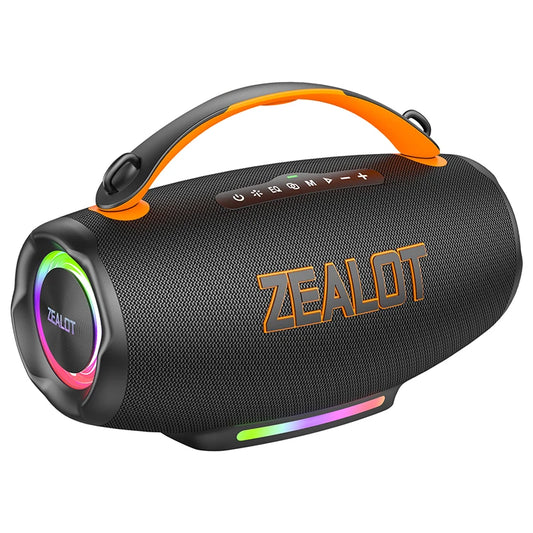 ZEALOT-S167 Portable Bluetooth Speaker 100W Outdoor Wireless Speaker IPX6 Waterproof Party Camping Speaker 12-Hour Battery Life Speaker for Birthday Parties Blue Speaker High-Quality Sound with Excellent Bass