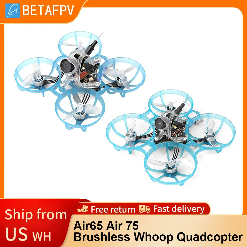 BETAFPV Air75 Air65 Brushless Whoop Quadcopter Racing Drones ELRS 2.4G Matrix FC 5in 1