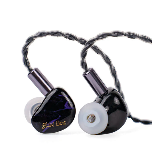 Kiwi Ears Cadenza 10mm Beryllium Dynamic Driver IEM 3D Printed with 0.78 2pin 3.5mm Detachable Interchangeable Plug IEM Cable