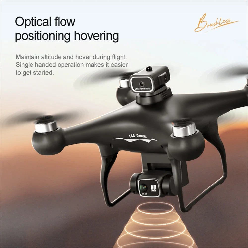 2026 Newest S116 MAX Brushless RC Drone with Dual Camera, WiFi FPV, Optical Flow Positioning, 360 Obstacle Avoidance, One Key Takeoff Landing, Altitude Hold, Foldable, Carry Bag Included, Long Flight Time, Gift for Adults