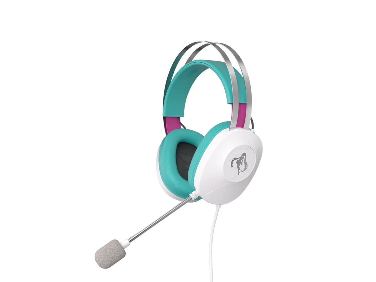ASUS TUF GAMING H1 GEN II HATSUNE MIKU EDITION, Wired Gaming Headset with 40 mm ASUS Essence Drivers, Virtual 7.1 surround sound, TeamSpeak-certified Microphone, Lightweight 297-gram Design