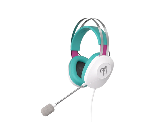 ASUS TUF GAMING H1 GEN II HATSUNE MIKU EDITION, Wired Gaming Headset with 40 mm ASUS Essence Drivers, Virtual 7.1 surround sound, TeamSpeak-certified Microphone, Lightweight 297-gram Design