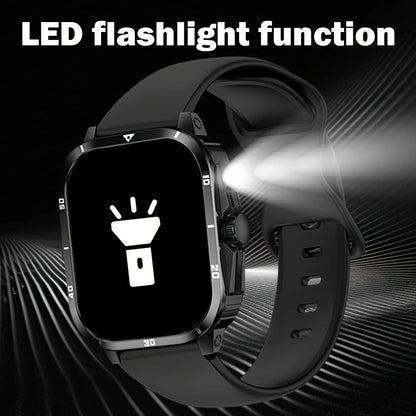 New Full-Touch High-Definition Men'S and Women'S Sports Smartwatch Features ,Wireless Dialing, Answering Calls, Motion Tracking,  Music Control. Suitable for Android & Iphone,Christmas/New Year/Birthday Watch Gifts