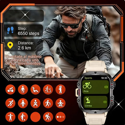 2026 Smart Watch, Supporting Wireless Calls, Multi-Sports Modes, Music, Reminders, Wallpapers, Weather, USB Charging, Multifunctional Wearable, Compatible with Iphone And Android, Unisex, Ideal Holiday Gift for Friends, Lover