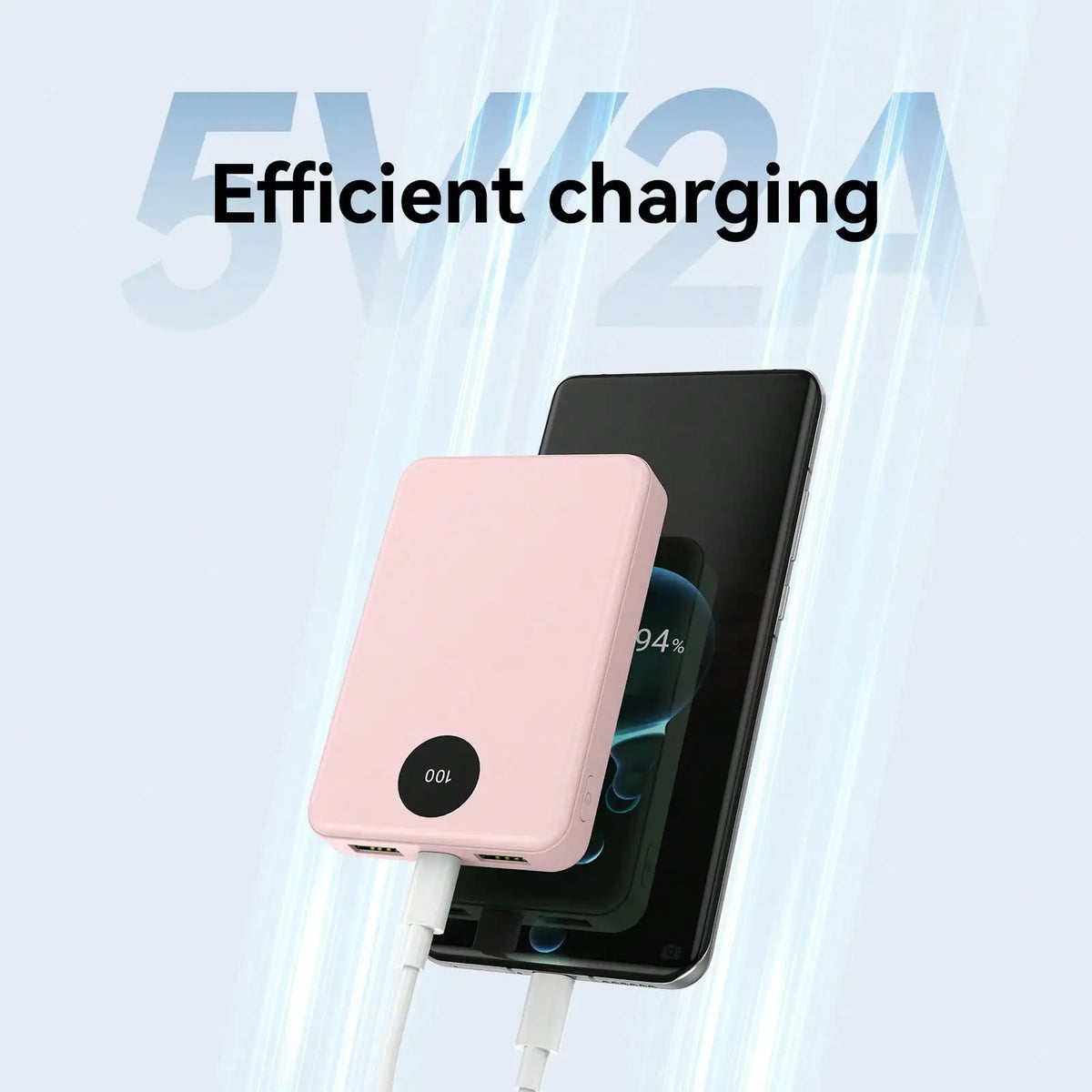 10000mAh Portable Power Bank Mobile Phone Charger, Small And Lightweight, Built-In Type-C Two-Way Charging And Discharging