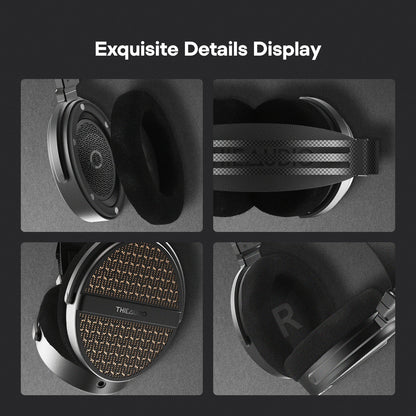 THIEAUDIO Cypher Flagship Dynamic Driver Open-Back Headphones with Lightweight Stainless Carbon Fiber Headbend