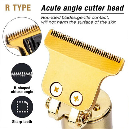 Rechargeable Hair Clipper Barber Professional Electric Hair Trimmer Shaver Trimmer Beard 0mm Men Hair Cutting Machine for Men