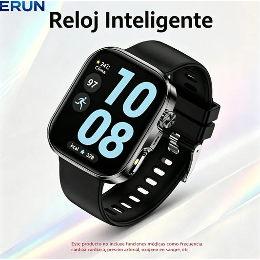 Smartwatch, Full Touchscreen, 2.01-Inch Ultra-Large Screen HD Display, Multiple Sports Modes, Flashlight, Calling, Clock, Men's Watch, Women's Watch, Ideal for Christmas Humor, Novelty, Fun Gift, Father's Day Present, New Yea