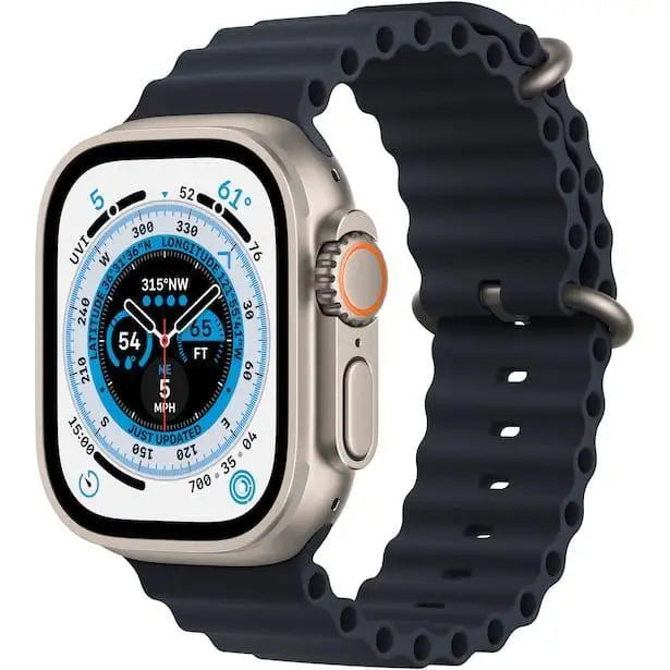 Apple / Watch Ultra 2 49mm / A2986 / Natural Titanium /Unlocked/ Grade 3 Fair Condition Genuine Refurbished Unlocked, Includes Charging Cable