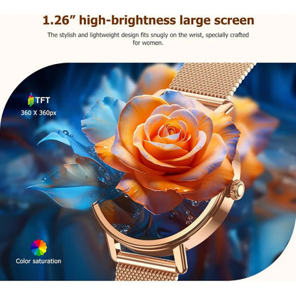 0.96" OLED Fitness Tracker: Bluetooth, 8-Day Battery, Heart Rate, 100+ Modes, Waterproof Watch with 2 Bands