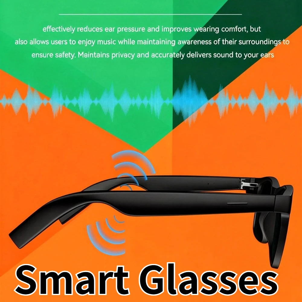 HOT D11 Smart Glasses Touch Controls Wireless Calling Hands-Free Calling Music Motion Stereo Surround Sound Speaker Glasses