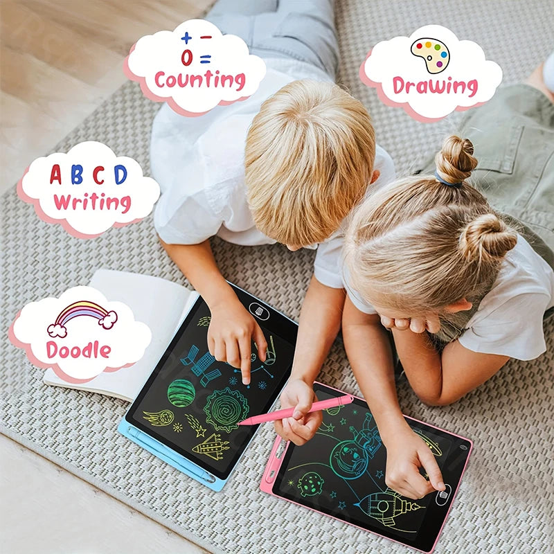 LCD Writing Tablet for Kids, 8.5 Inch Colorful Doodle Board Drawing Tablet, Educational Learning Toys Birthday Gifts for Boys Girls, Christmas Gift