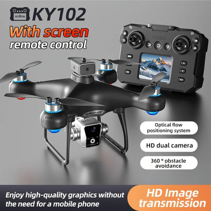 Brushless RC Drone Screen Control 5G HD Image Transmission 360° Infrared Obstacle Avoidance Optical Flow Barometer Positioning 150M Remote Range Aerial Drone