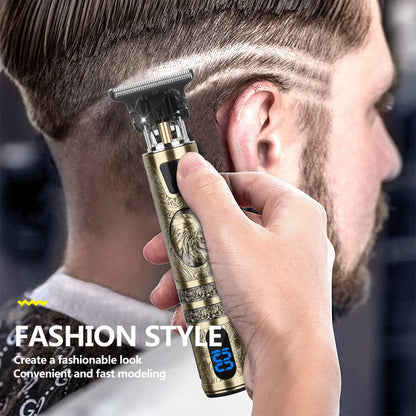 T9 Hair Clipper Repair Beard Shaving Body Hair Trimmer Clippers Electric Machine Men Haircut Machine 0mm Barber Shaver US STOCK