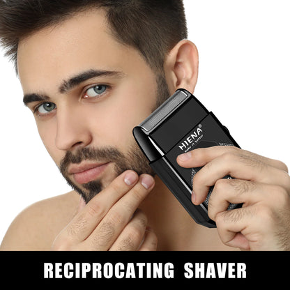 Barber Face & Head Finishing Razor Professional Electric Razors Head Shaver for Bald Men, Barber Cordless Rechargeable With Replacement Heads Barber Cordless Rechargeable Foil Shaver Electric Shaver for Men,
