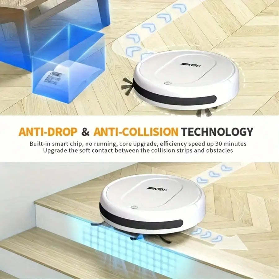 This Robotic Vacuum Cleaner And Mop Combo Is Suitable For Both Wet And Dry Cleaning, Offers Multiple Cleaning Modes, And Is A 3-In-1 Robot Vacuum Cleaner With Automatic Charging.