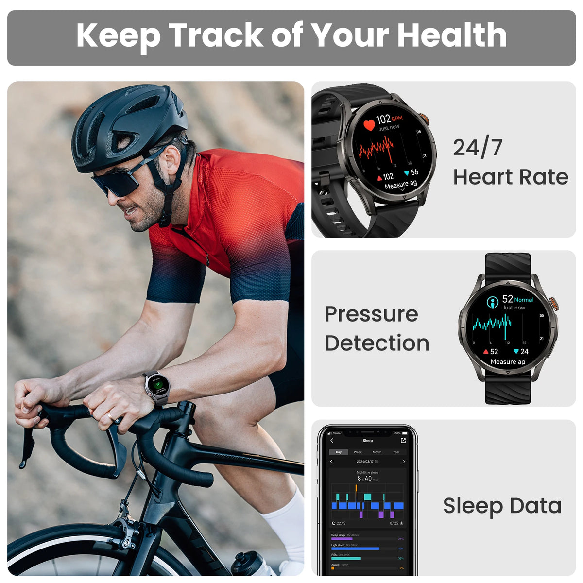 2025 KOSPET MAGIC R10 GPS Smart Watch For Men Compass Barometric Dual-band GNSS AMOLED Anti-Fingerprint 5ATM IP69K Waterproof