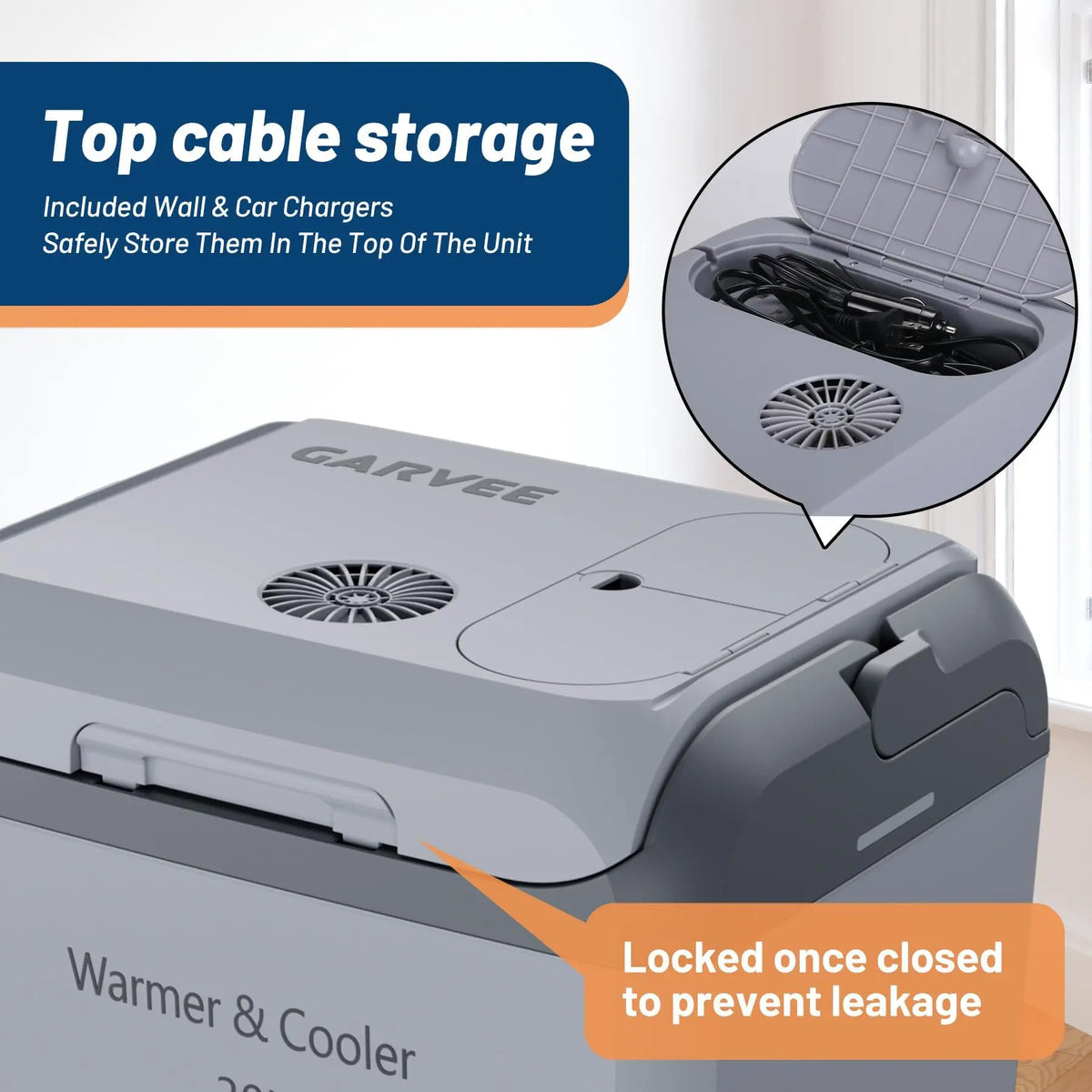 Electric Cooler Car Fridge 32QT 12V And 110V Portable Cooler And Warmer For Truck Ideal For Camping Road Trips And Trucking 32QT Portable Car Fridge With Cooling And Heating Functions