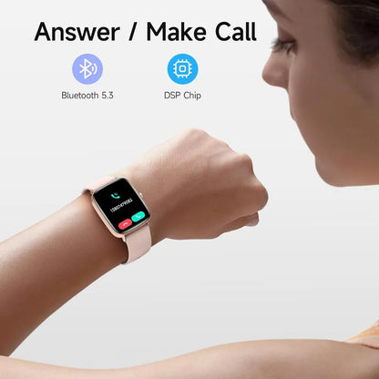1.85" HD Women's Smartwatch with 100+ Sport Modes and Fitness Tracking