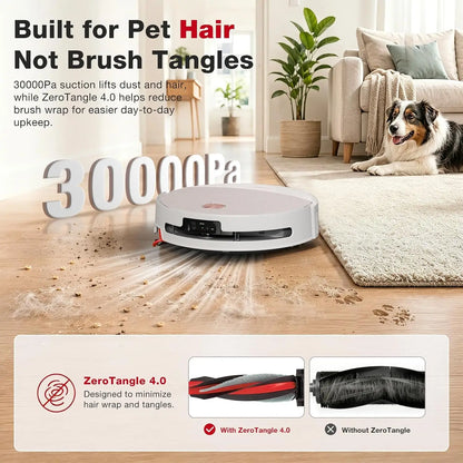 30000Pa Blast Suction Roller Mop Robot Vacuum