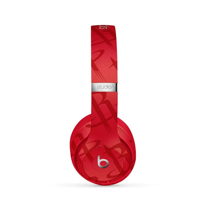 Beats Studio3 Wireless NBA Collection Houston Rockets Red Renewed Over-Ear Bluetooth Headphones with Pure ANC, Apple W1 Chip, Up to 22 Hours Battery Life, Fast Fuel, Built-in Mic, Foldable Design for Music Travel & Calls