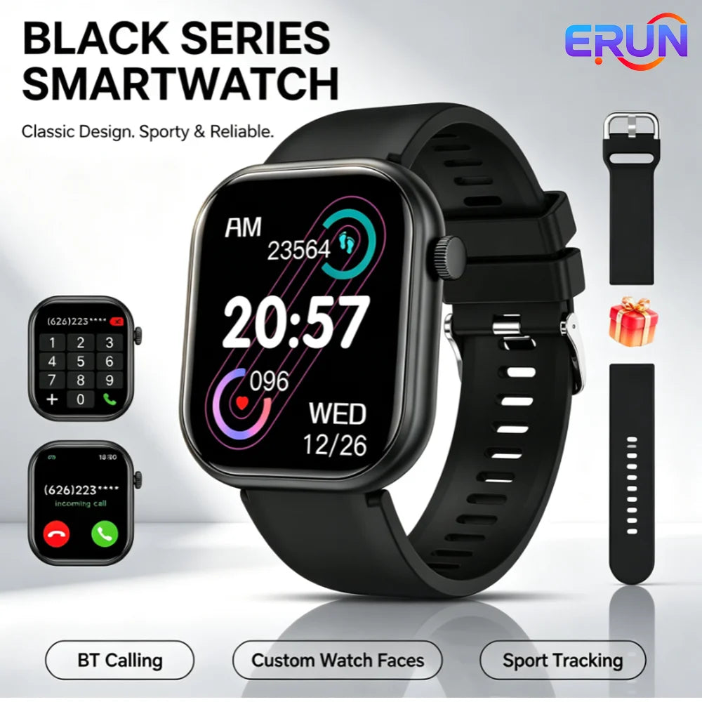Smartwatch (Answer/Make Call), Smartwatch for Women Men, 100+ Sport Modes, Fitness Activity Tracker Pedometer, Smart Watches for Android Iphone, Gift for Family