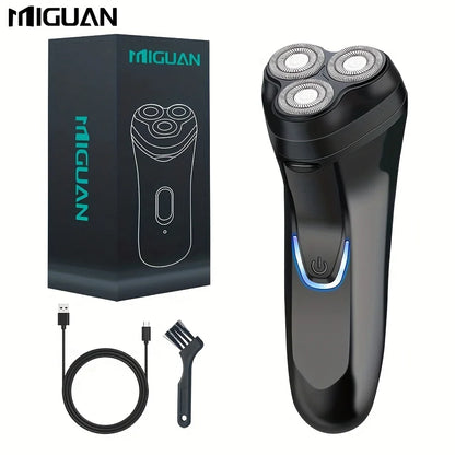 Electric shaver with 3 heads, USB charging, suitable for men's shaving; ideal men's gift, Father's Day gift