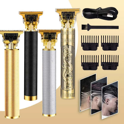 Rechargeable Hair Clipper Barber Professional Electric Hair Trimmer Shaver Trimmer Beard 0mm Men Hair Cutting Machine for Men