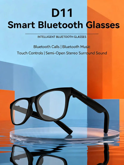D11 Latest New AI Shooting Smart Glasses Connectivity Video Recorder Voice Assistant Music Bluetooth Anti Blue-Light Sunglasses