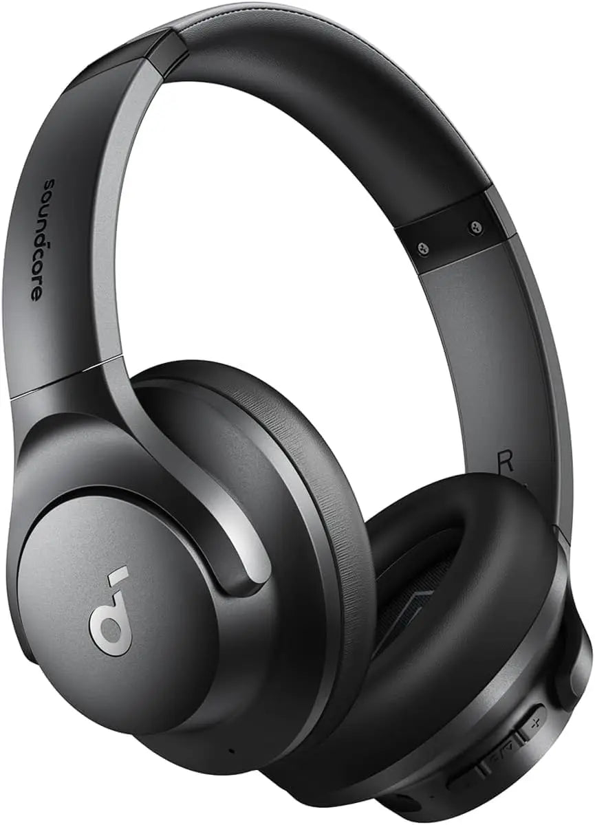 Soundcore by Anker Q20i ANC Headphones, Wireless Over-Ear, 40H, Hi-Res Audio, Deep Bass, App Control, Transparency (Refurbished)