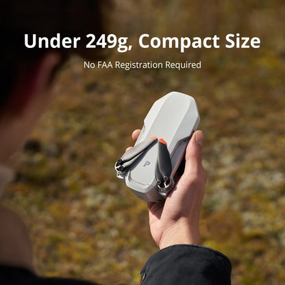 Potensic ATOM 2 Drone with Camera for Adults 4K Video, 8K Photo, Under 249g, 3-Axis Gimbal, 10KM Transmission, AI Track, Vertical Shooting, AI Stunning Night Shot, AI Track, 4X Digital Zoom, QuickShots, Fly More Combo